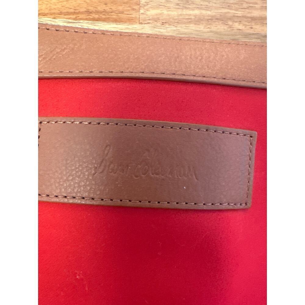 Sam Edelman Zipper Pouch Large Red - Picture 2 of 5